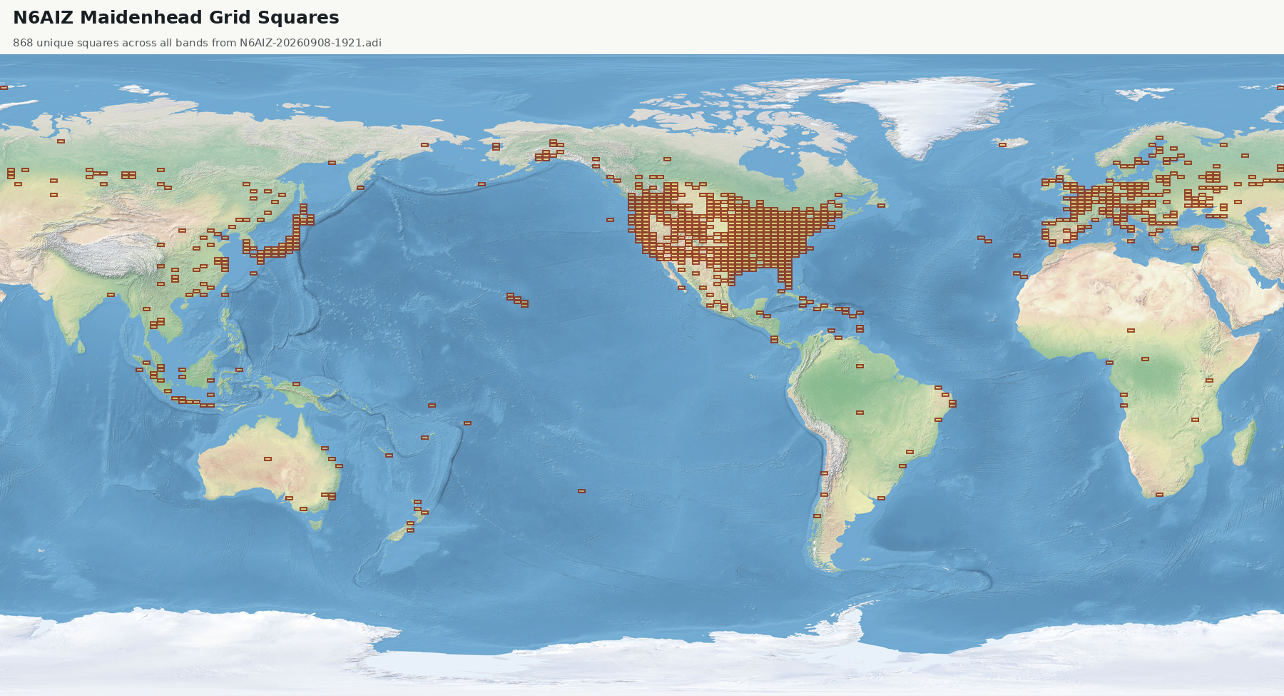 N6AIZ Grid Map